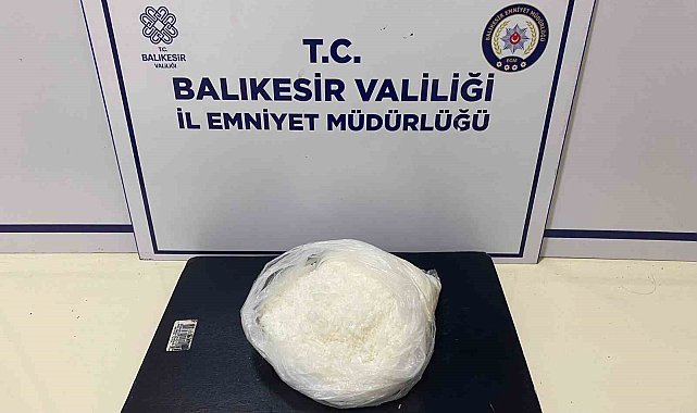 Bandırma'da 430 gram metamfetamin ele geçirildi