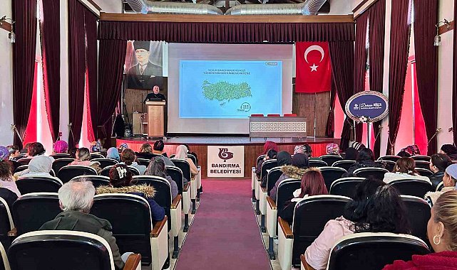 Bandırma'da bağımlılıkla mücadele eğitimi verildi