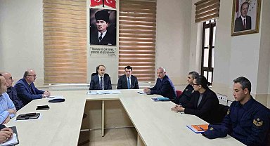 Bandırma'da yeni yıl güvenliği için uygulanacak tedbirler görüşüldü