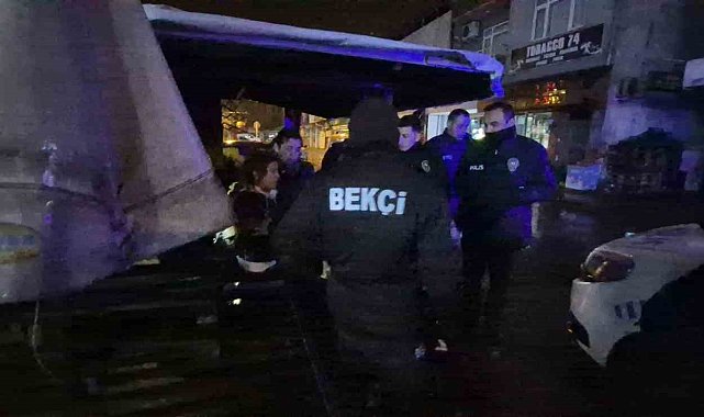 Bartın'da Yeşilçam sahnelerini aratmayan olay
