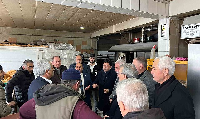 Başkan Adıgüzel'den Sarıkamış'ta esnaf ziyareti