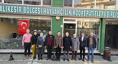 Başkan Aka, süt birliklerini ve hayvan kooperatiflerini dinledi