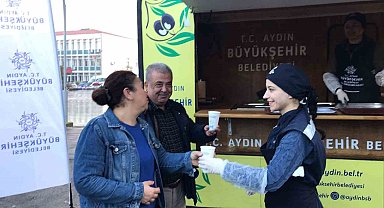 Başkan Çerçioğlu'nun iç ısıtan ikramı sürüyor