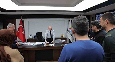 Başkan Çolakbayrakdar'a Mühendisler Günü Sürprizi