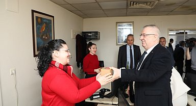 Başkan Ertaş, personelin yeni yılını kutladı