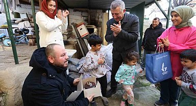 Başkan Günay'dan pastalı yeni yıl sürprizi