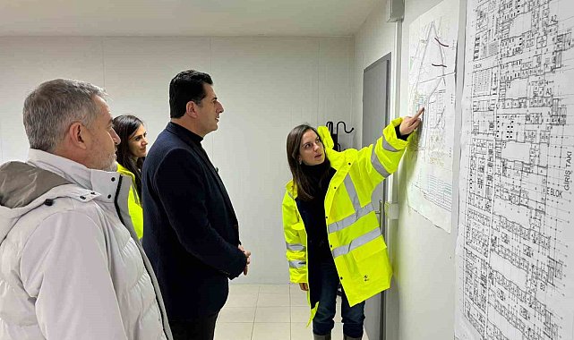 Başkan Güngör, Denizli Şehir ve Acil Durum Hastanesi çalışmalarını yerinde inceledi