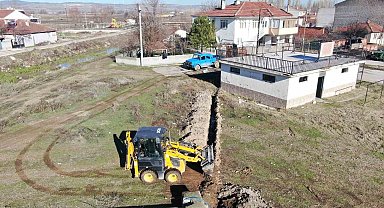 Başkan Hamamcı hayvan su içme oluğunu çiftçilerin hizmetine açtı