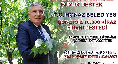 Başkan Kepenek'ten Honazlı kiraz üreticilerine büyük destek