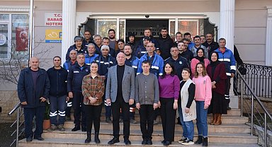 Başkan Kumral belediye çalışanlarının yeni yılını kutladı