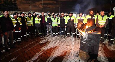 Başkan Kurt personelin yeni yılını kutladı