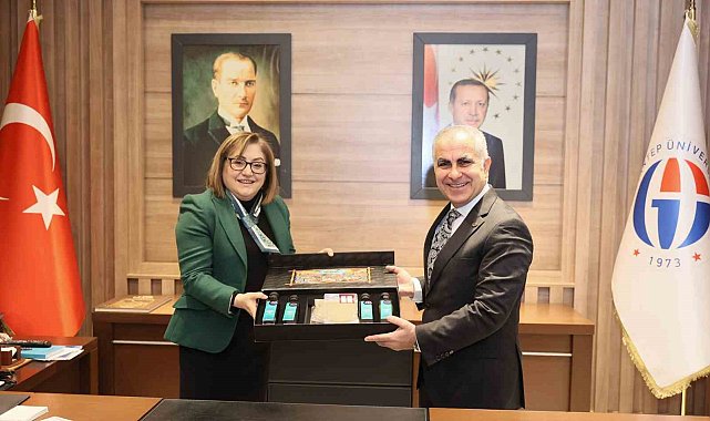 Başkan Şahin'den Rektör Doğan'a hayırlı olsun ziyareti