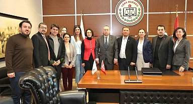 Başkan Yalım'dan Uşak Baro Başkanına ziyaret