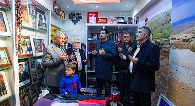 Başkan Yılmaz'dan şehit Açıkgöz'ün ailesine ziyaret