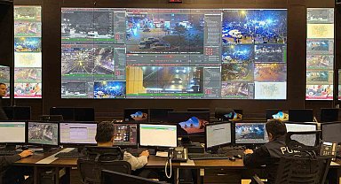 Başkentteki yılbaşı denetimleri KGYS Merkezi'nden takip ediliyor