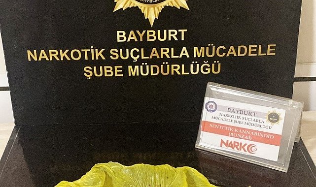 Bayburt'ta bir miktar bonzai ele geçirildi
