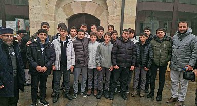 Bayburt'ta imam hatipli öğrenciler vaaz verip namaz kıldırdı