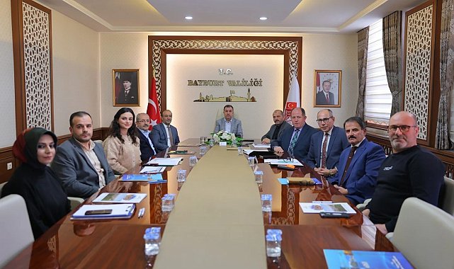 Bayburt'un da yer alacağı EMITT 2025 fuarının hazırlık toplantısı yapıldı