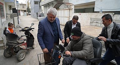 Belediyeden akülü sandalye desteği