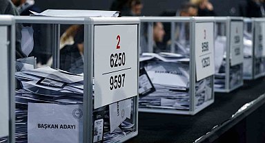 Beşiktaş'ta oy sayma işlemi başladı