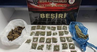 Beşiri'de bir evde uyuşturucu madde ele geçirildi