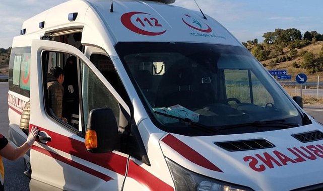 Bilecik'te 2 otomobilin çarpması sonucu 1 kişi yaralandı