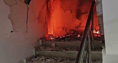 Bilecik'te binanın 14. katında çıkan yangın paniğe neden oldu