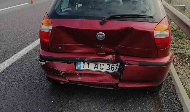 Bilecik'te meydana gelen trafik kazasında 1 kişi yaralandı