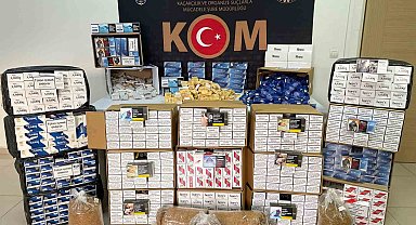 Bingöl'de 197 bin makaron ele geçirildi