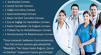 Bitlis'e 12'si uzman 18 doktor ataması yapıldı