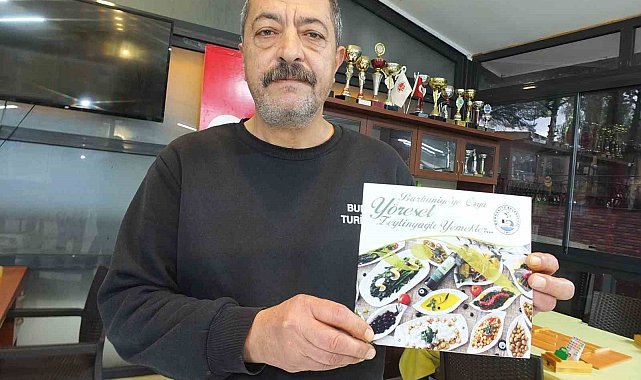 Burhaniye de zeytinyağlı yemekler kitap oldu