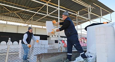 Burhaniye'de çalışmalar aralıksız sürüyor