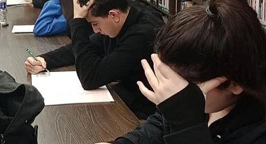 Bursa İnegöl'de öğrenciler ter döktü