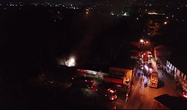 Bursa'da çiftlikte korkutan yangın