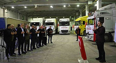 Bursa'dan Suriye'ye 24 yardım tırı yola çıktı