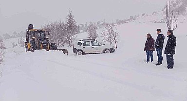Çameli Belediyesi kar nöbetinde