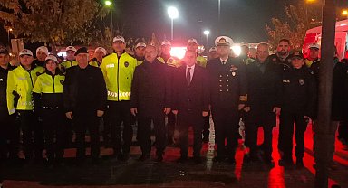 Çanakkale Valisi Toraman, yılbaşında görev başındaki personeli ziyaret etti