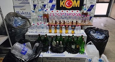 Çanakkale'de yılbaşı öncesi kaçak içki operasyonu