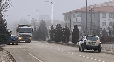 Çankırı'da sis etkili oluyor