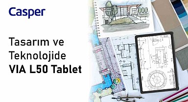 Casper'dan tasarımcılara ve mimarlara kolaylık sağlayan tablet