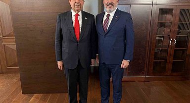 Çerkezköy TSO Başkanı Çetin, KKTC Cumhurbaşkanı Tatar ile görüştü