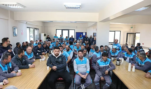 Çiftçi: "Emeğiniz, şehrimizi daha güzel ve temiz kılıyor"