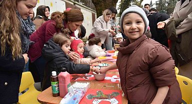 Çocuklar Sanat Sokağı'nda gönüllerince eğlendi
