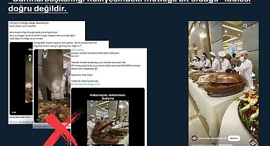 Çok konuşulan görüntüler o mutfağa ait değil!