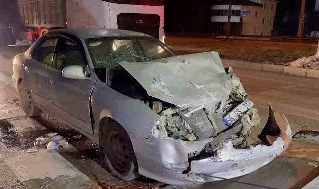 Çorum'da trafik kazası: 1 yaralı