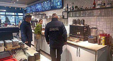 Çorum'da zabıta ekipleri kafe ve eğlence yerlerini denetledi