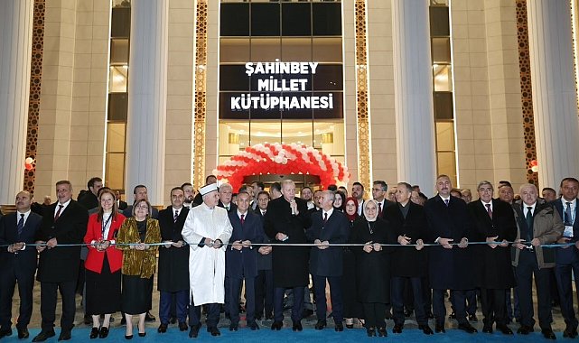 Cumhurbaşkanı Erdoğan, Şahinbey Millet Kütüphanesi'nin açılışını yaptı