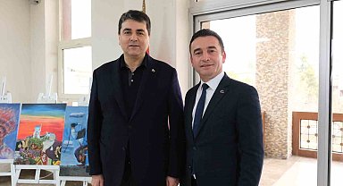 Demokrat Parti Genel Başkanı Uysal'dan Başkan Dökmeci'ye ziyaret