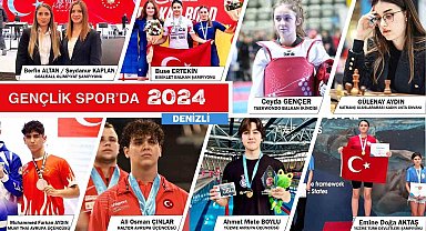 Denizlili sporcular 2024 yılında farkını ortaya koydu