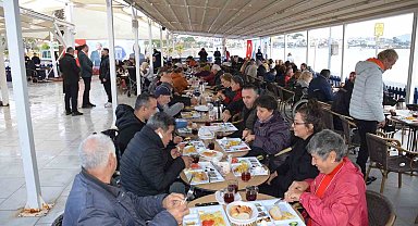 Didim'de özel bireyle kahvaltıda buluştu